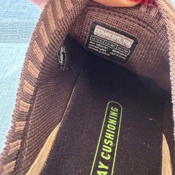 Ariat Men's Working Mile Composite Toe Work Boots Size 10.5 - Picture 7 of 7